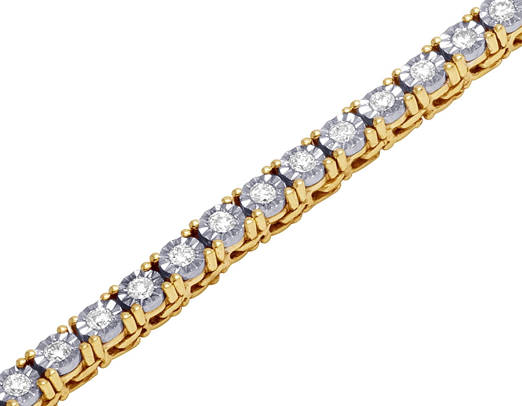 Mens Real Diamond Chain Choker 10K 