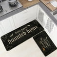 thumbnail image 2 of Halloween Kitchen Mat Set of 2, No All Witch Live in Salem Kitchen Rug, Bat Broom Halloween Farmhouse Party Floor Mat for Home Kitchen Decorations - 17x27 and 17x47 Inch, 2 of 6