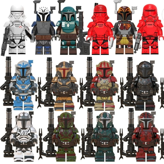 14 Pcs Collectible Space Wars Mandalorian Action Figures Assembled Building Blocks Toys Set Birthday Gift for Kids Boys Fans (No ratings yet)