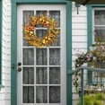 thumbnail image 2 of Festive Autumn To Winter Transition Christmas Halloween Door Hangers Garland Ornaments Set Olive Wreaths Wall Wreaths Living Room 30 in Christmas Wreath Holiday Wreaths for Front Door Winter Door, 2 of 5