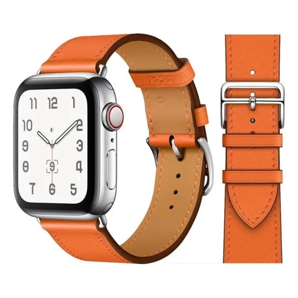 Correa Extensible Compatible con Apple Watch, Piel Premium 38/40/41/42/44/45/46/49mm