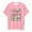 Z-43-Pink, variant on Hwmodou Girls Kids 100 Days Of School Print Crewneck Loose Short Sleeve Spring T-Shirts Simple Fashion,3-13Y