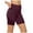 A-Wine77, variant on SONXAHE Women's High Waisted Pocket Biker Shorts Mesh Panel Breathable Everyday Workout Trunks