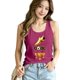 thumbnail image 5 of Women's Football Graphic Tank Tops, Women's Sleeveless Running Tank Top, Breathable Lightweight Sports Vest for Workout, Gym, Yoga, Training for Soccer Tournament 2026 Hot Pink Size: 2XL, 5 of 5