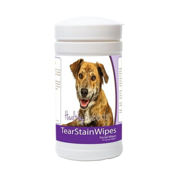 Healthy Breeds 840235180340 Plott Tear Stain Wipes - 70 Count