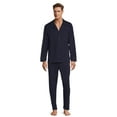 thumbnail image 2 of Hanes Men’s Ultrasoft Breathable Cotton Modal Stretch Knit Pajama Set, 2-Piece, Sizes S-5XL, 2 of 5