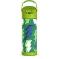 thumbnail image 3 of Thermos Kids Bouteille d'eau isotherme en acier inoxydable avec bec verseur et couvercle, 470 ml, Lightning Bolt, 3 of 5