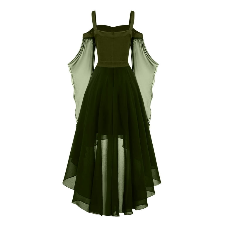 slim fit dress slacks Cottage Witch Dress in Japanese Black Satin main image 0