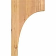 thumbnail image 3 of 3 1/2"W x 12"D x 20"H Huntington Smooth Corbel, Western Red Cedar, 3 of 9