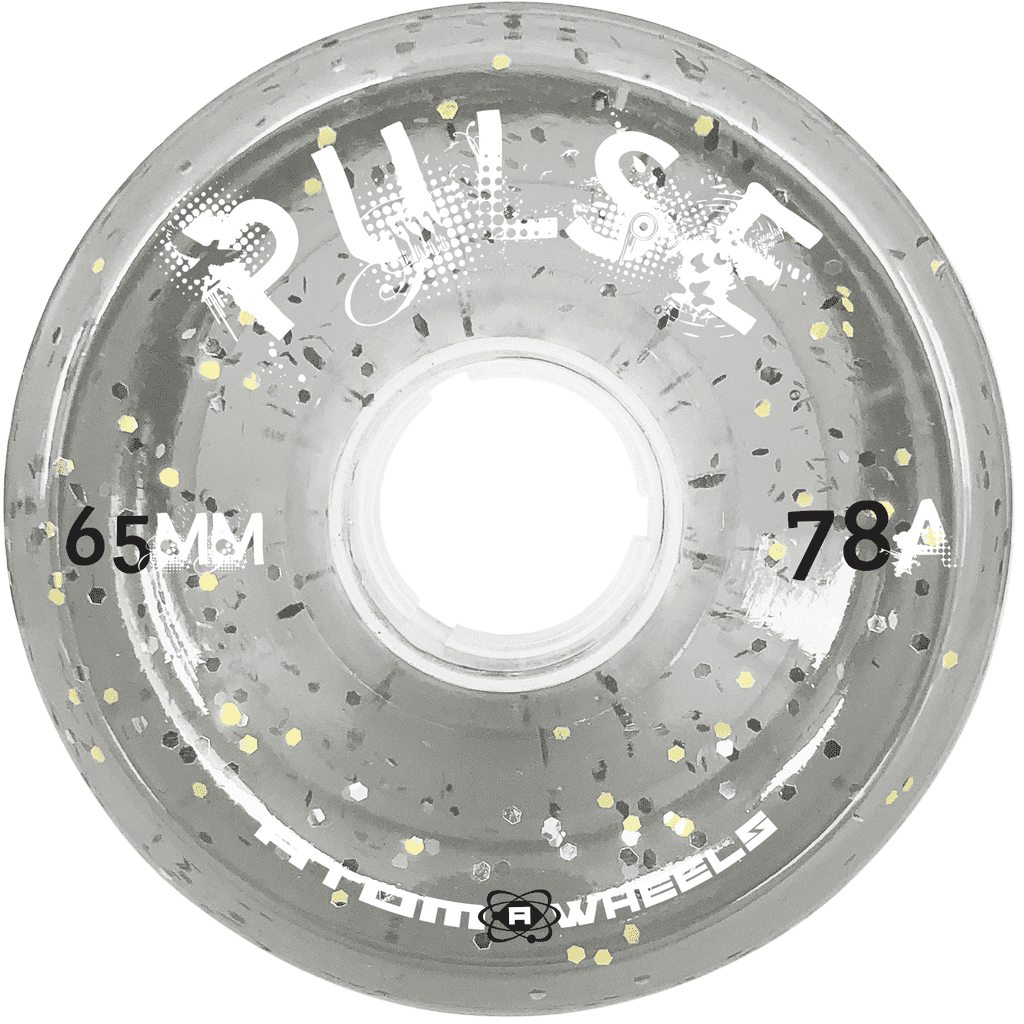 Jackson Atom Outdoor Wheels - Pulse (Clear Glitter, 8pk)