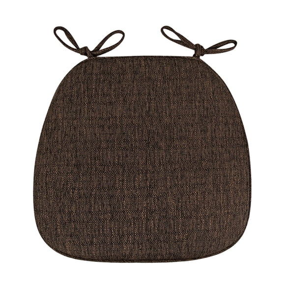 Billuyoard Cojín de poliéster para silla, desmontable y lavable, para un fácil mantenimiento e higiene Decoración del hogar color café