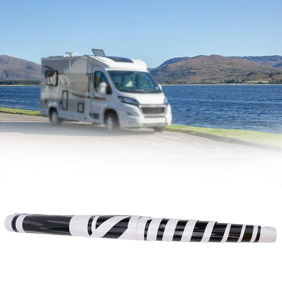 2PCS Stripe Graphic Vinyl Graphic Kit Car Sticker for Rv Caravan Travel Trailer
