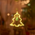 thumbnail image 2 of Christmas Window Decoration Lights, LED Battery Operated Silhouette Lights Bell-Tree-Deer-Snowflake-Star-Angel-Santa Claus-Snowman Shaped with Suction for Xmas Party Gift Showcase Indoor Decor, 2 of 6