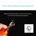 thumbnail image 2 of 1Pc Mini Hex Bit Screwdriver Socket Wrench Nut Shank Drill Adapter Tools 5-10mm 10mm, 2 of 7