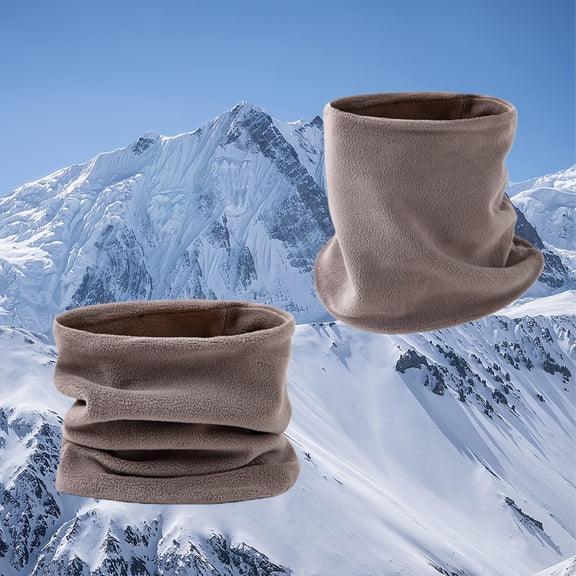 Winter Neck Unisex Neckerchief Warm Cold Proof Velvet Neck Windproof Face Mask for Skiing Hiking Cycling