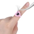 thumbnail image 3 of 100 Pcs Gobelets de Colle Intelligents Support de Colle pour Cils Anneau Gobelet, Gobelets de Colle Jetables Anneaux de Colle pour Cils Gobelets Éventail Fleur pour Extensions de Cils (Rose), 3 of 6