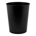 Bath Bliss 2 Pack 1.3 gal Iron Bathroom Trash Can, Matte Black ...