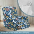 thumbnail image 3 of Xixirimido Boho Floral and Leaf Pattern Recliner Chair Covers 4 Pieces, Stretch Lazy Boy Recliner Cover, Recliner Sofa Slipcover with Pockets, Furniture Protector for Living Room, Pets, Kids, 3 of 8