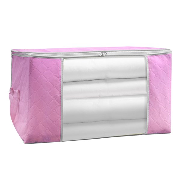 LMZM Blanket Storage Bag Foldable Spacesaving Nonwoven Fabric Folding