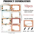 thumbnail image 2 of 80Pcs/10 Sheets Name Tags Stickers 3.3x2.4 Inch Self Adhesive Name Tags Blank Name Labels Writable Adhesive Name Label Sticky Name Tags for Classroom Office Bulletin Board Decoration, 2 of 9