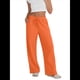 thumbnail image 2 of Pantalones Deportivos de Pierna para Mujer, de Cintura Alta, Holgados, con Cordón y Bolsillos Naranja XXXL, 2 of 8