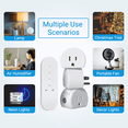 Wireless Remote Control Plugs, 40m/130ft Range for Lights, Appliances