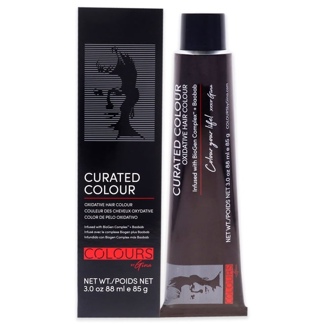 Tinte para cabello Curated Colour - Rubio natural 7.0-7N de Colours By Gina unisex 3 oz
