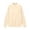 Beige, variant on Tqcoqu Women's Solid Mock Neck Sweatshirt,Drop Shoulder Long Sleeve Curved Split Hem Loose Casual Pullover Top