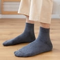 thumbnail image 4 of Calcetines cómodos de algodón para hombres, calcetines cortos, calcetines casuales finos y transpirables, calcetines para correr y caminar para hombres, 4 of 6