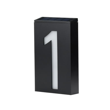 

Doorplate Light Number Guide-board Wall Lamp Digital Yard Home Plaque Garden Lantern Rechargeable Address House Waterproof One