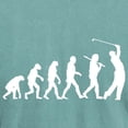 thumbnail image 3 of CafePress - Evolution Golf - Mens Comfort Colors Shirt, 3 of 5