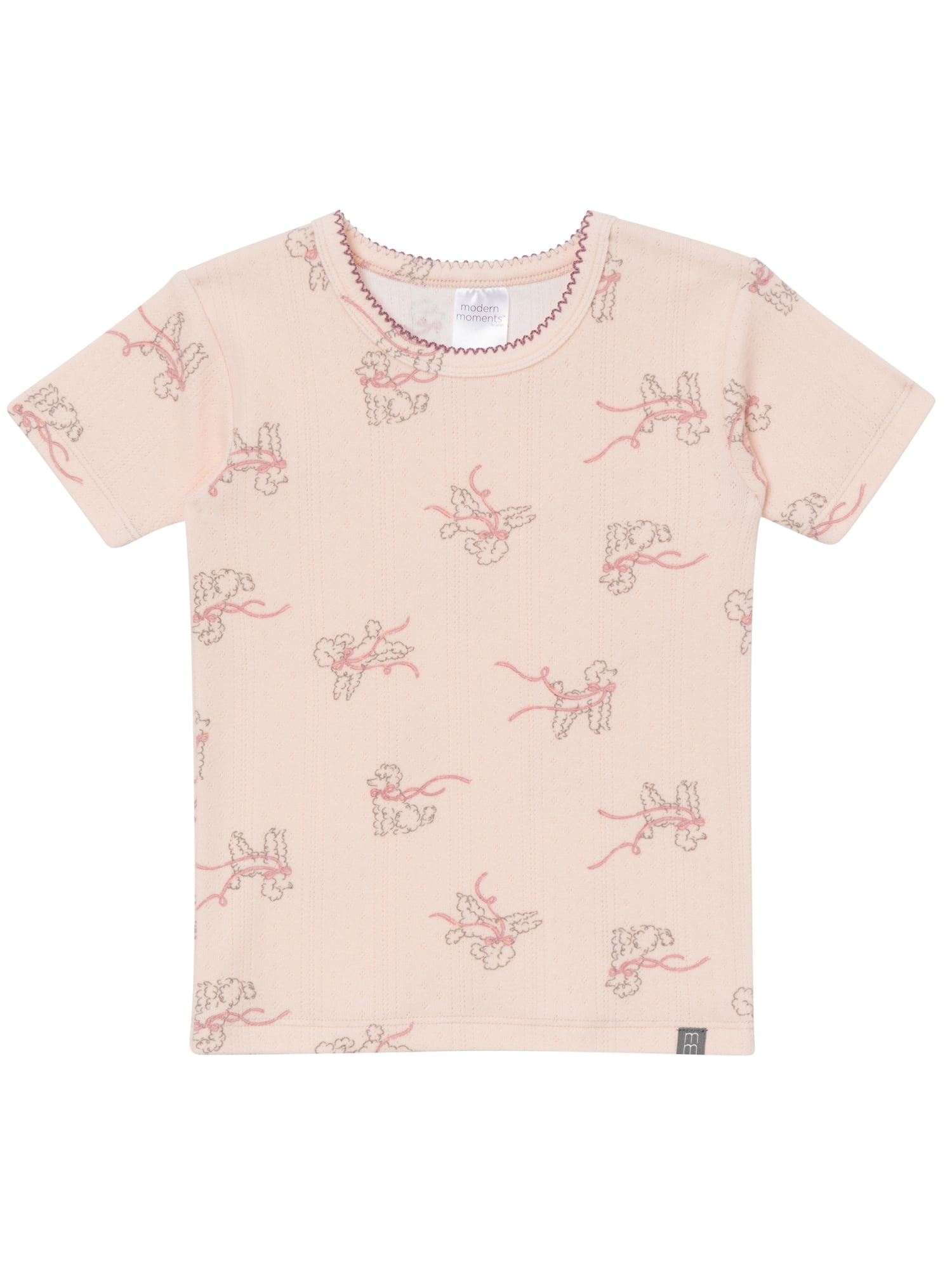 Modern Moments by Gerber Gender Neutral Viscose Short Sleeve Pajama Set, 2-Piece, Sizes 12 Months - 5T