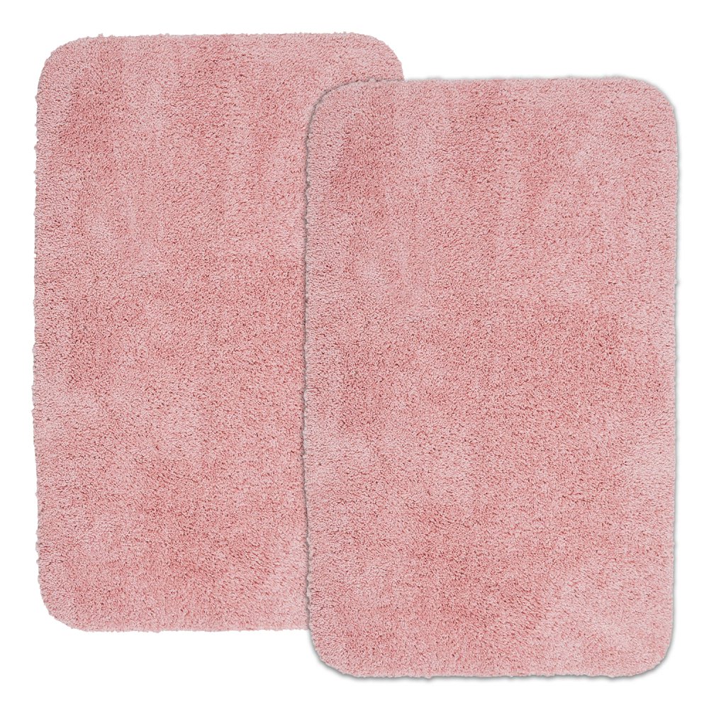 Mainstays Basic 2 Piece Bath Rug Set, 19.5" x 32" & 19.5" x 32
