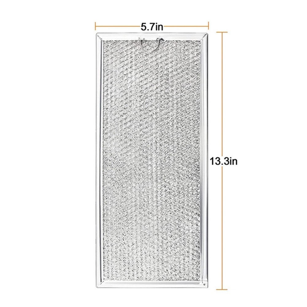 Ana 2PCS Aluminum Microwave Oven Grease Filter For W10208631A WB06X10596 Kitchen Cooking Hood Filters Metal Microwave Filter Home Decor