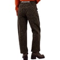 thumbnail image 3 of Elastic Middle Waist Women Casual Jeans Drawstring Denim Pants with Front Pocket, 3 of 6