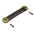 thumbnail image 1 of veasfak Drawer Pull Handle Replacement Travel Accessories PU Luggage Handle for Kitchen, Black, 1 of 7