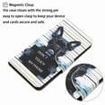 thumbnail image 4 of Allytech Wallet Case for Apple iPhone 14 Pro Max, Shockproof for Women Premium PU Leather Flip Cover with Lanyard Card Holder Stand Protective Phone Case, Dog, 4 of 6