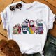 thumbnail image 3 of Camiseta de manga corta con estampado de Mickey Mouse para mujer, camisa de café para el Día de San Valentín, camiseta de Lilo Stitch para mujer, camiseta de Winnie The Pooh, 3 of 5
