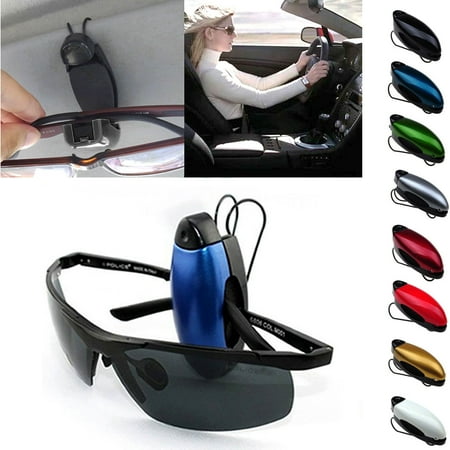 3 Pcs Car Auto Sunglass Visor Clip Sunglasses Eyeglass Holder 8 Color in (Best Sunglass Holder For Car)