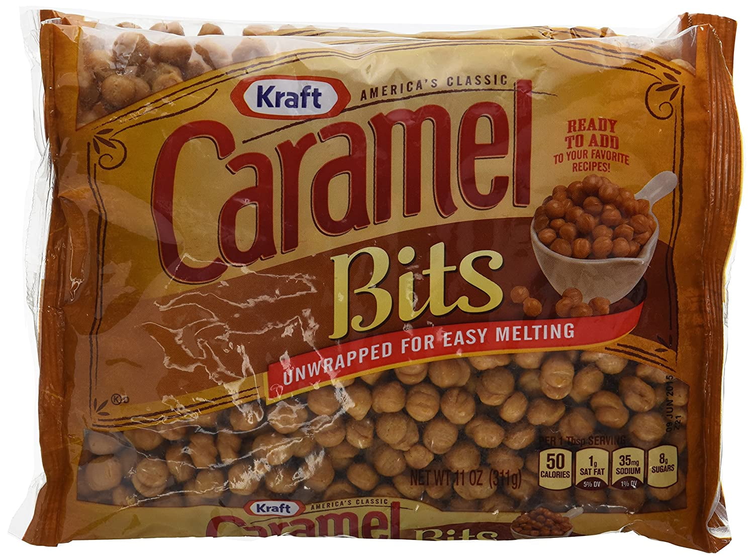 melting kraft caramel bits