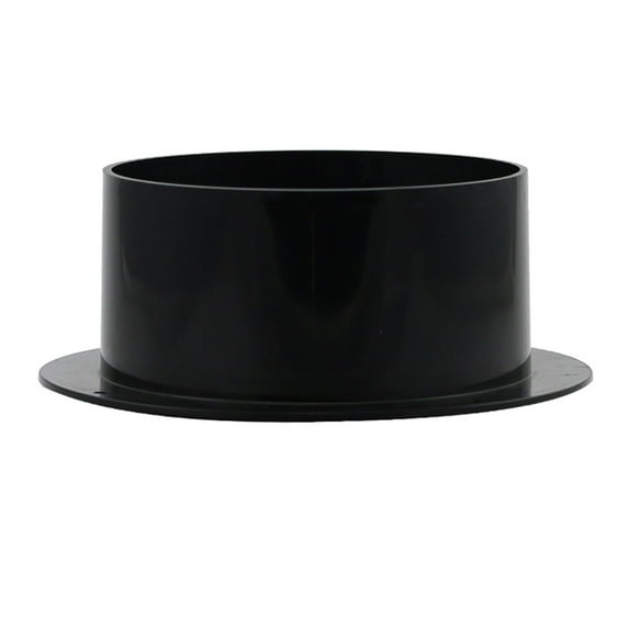 Range Hood Flange Adaptor Kitchen Air Vent 100mm 110mm 125mm 150mm Bulkhead Flange Connector ABS Plastic Wall Straight Flange