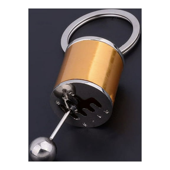 Valentine's Day Gifts for Woman Gear Knob Gear Gear Stick Gear Box Metal Key Chain Keyfob Car Keyring Gift Gold