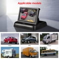 thumbnail image 2 of PEPWELL 140° Wide Angle HD Car Backup Camera with 4.3"/5" Foldable TFT LCD Monitor - Parking Safety Kit, Auto-Adjust Image, Video Parking System for Car Van Bus Truck, 2 of 11