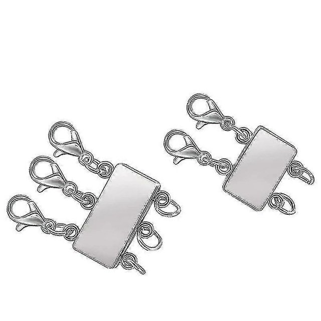 Collar de capas Detr Collar de capas Cierre Sp para mujer-A-Plata-Código de producto 44163 A Plata