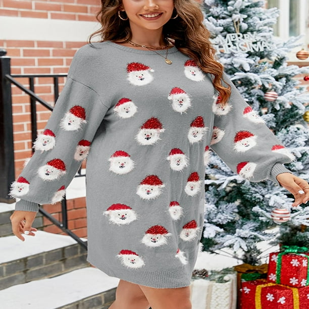 popular christmas dresses Women's Light Strand Sweater Dress Size:Us Size 12 Convertible Maxi Dress lo skirt with layered The Best Simple Stuffing