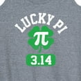 thumbnail image 3 of Instant Message - Lucky Pi - Women's Racerback Tank Top, 3 of 6
