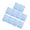 Blue, variant on 10Pcs Clear Envelopes Expandable File Pouches Top Load File Folder Clear Document Organizers Bag