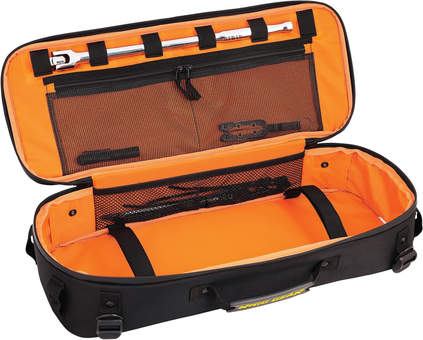 Nelson-Rigg Trails End Tool Bag Set (Includes Tool Roll), Black