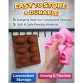 thumbnail image 7 of Easter Egg Silicone Mold for Baking – 3 Pack 24 Cavity Food-Grade Chocolate Molds | Non-stick Egg Shaped Easter Freezer Molds | DIY Baking Supplies Tools Set for Cake, Jello, Ice Cream & Dessert, 7 of 7