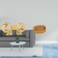 thumbnail image 2 of Tirador de latón con forma de lazo para muebles, cajones o armarios. Ideal para cestas de almacenaje. Tejido artesanal en latón. Apto para cocina, dor, 2 of 8